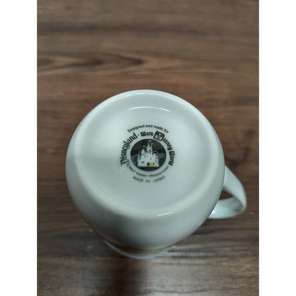 Mickey Mouse Walt Disney Disney Land Coffee Porcelain Mug  Japan Vintage Item - Picture 6 of 6